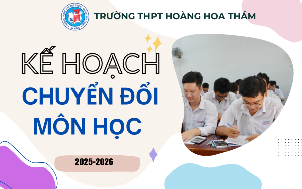 KẾ HOẠCH Tổ chức kiểm tra, đánh giá kiến thức môn học lựa chọn mới đối với học sinh có nguyện vọng chuyển đổi môn học