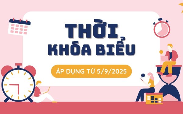 THỜI KHÓA BIỂU HỌC KÌ I – NĂM HỌC 2025-2026